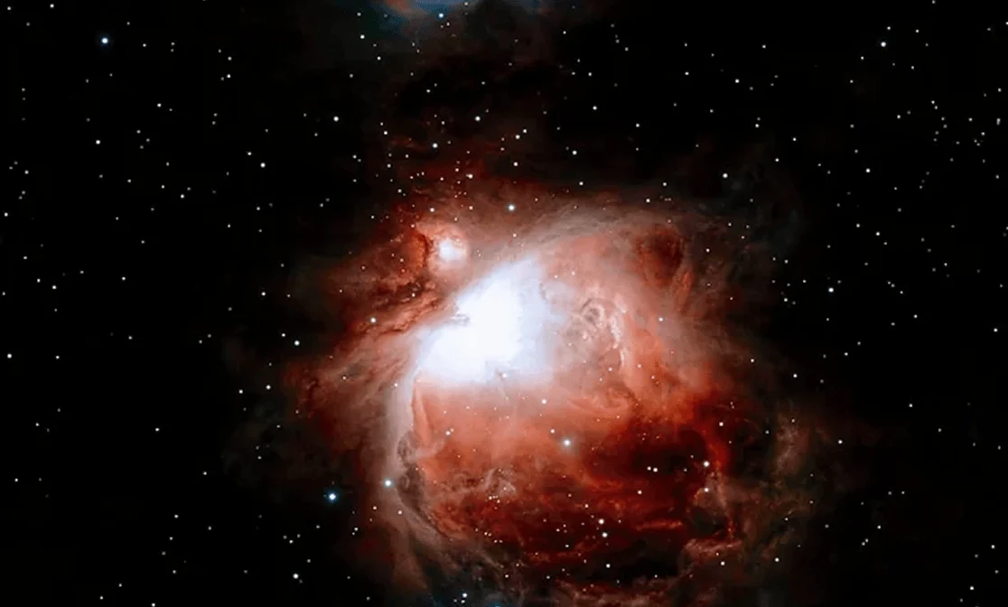 Orion Nebula captured from a backyard