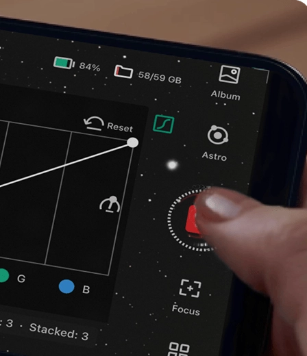 Equipped with curve color grading