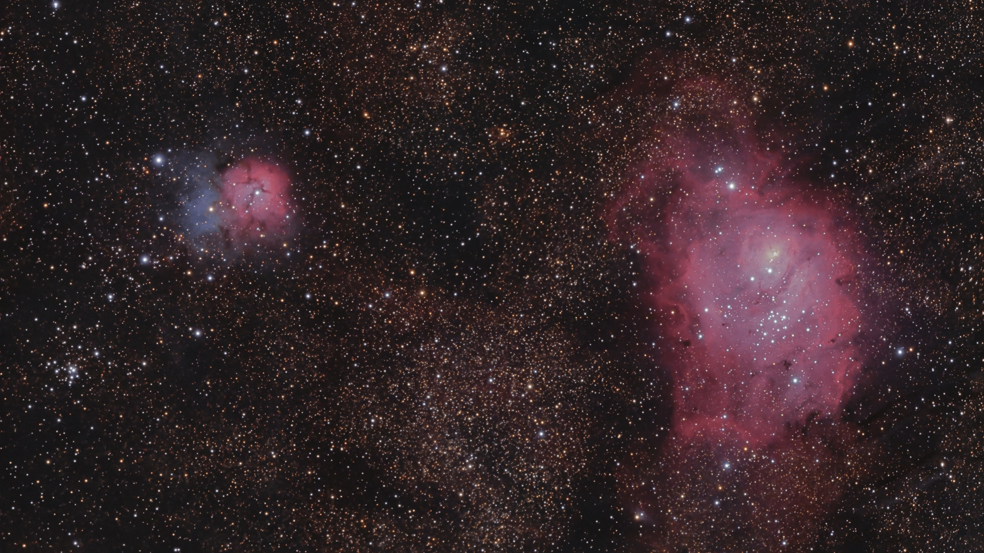 Wide-field deep-sky mosaic captured with Draco
