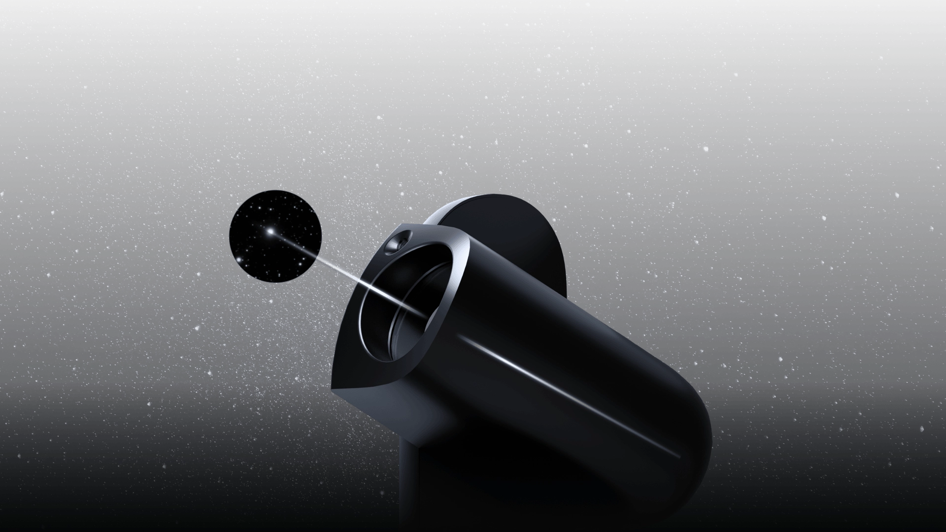 DRACO built-in guide scope and precision tracking system