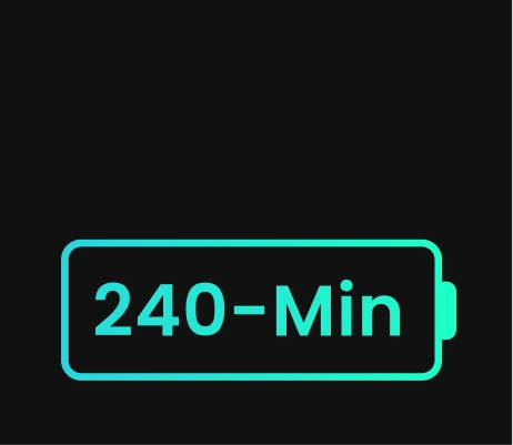 4 hours
battery life